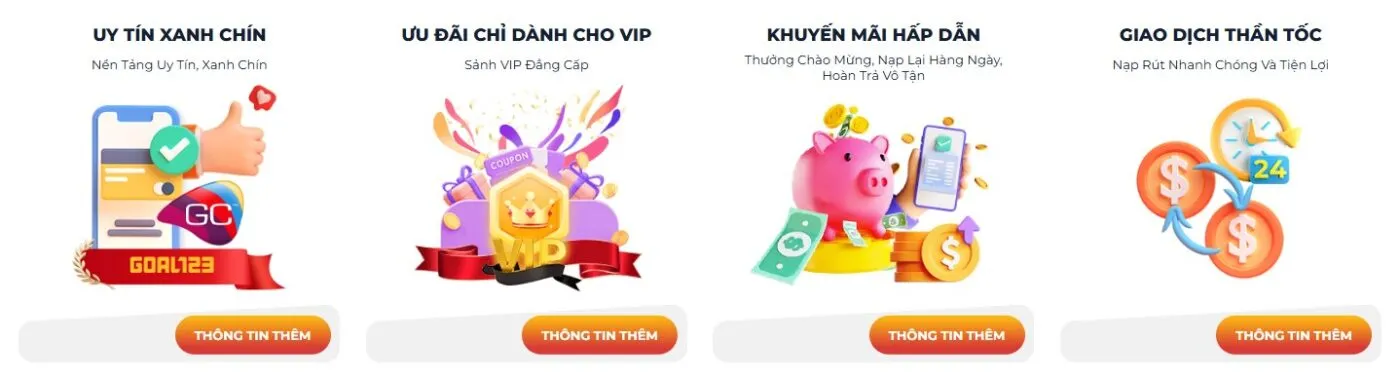 Lý do nên tham gia cá cược tại goal123